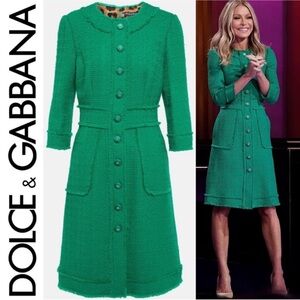 Dolce & Gabbana Raschel Tweed A-line Dress